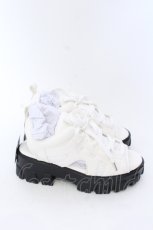 画像4: 【SALE】axes femme / レース使いスポサン S シロ O-25-04-18-027-AX-SH-OW-ZTK006 (4)