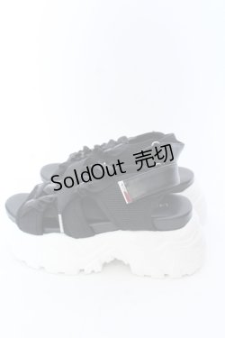 画像2: axes femme POETIQUE / レースアップスポサン S クロ×シロ O-25-04-18-028-AX-SH-OW-ZT-K005