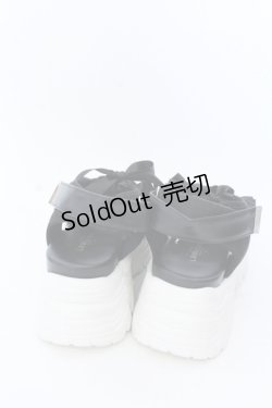 画像6: axes femme POETIQUE / レースアップスポサン S クロ×シロ O-25-04-18-028-AX-SH-OW-ZT-K005