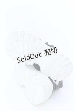 画像7: axes femme POETIQUE / レースアップスポサン S クロ×シロ O-25-04-18-028-AX-SH-OW-ZT-K005