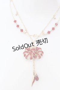 axes femme / 彼岸花モチーフチョーカー  ゴールド O-25-04-18-005-AX-AC-OW-OS
