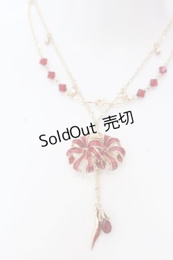 画像1: axes femme / 彼岸花モチーフチョーカー  ゴールド O-25-04-18-005-AX-AC-OW-OS