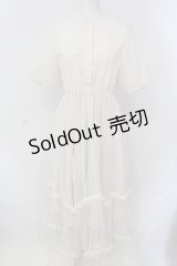 Fi.n.t / チュールドッキングロングワンピース【洗える】  アイボリー O-25-04-19-030-CA-OP-IG-OS