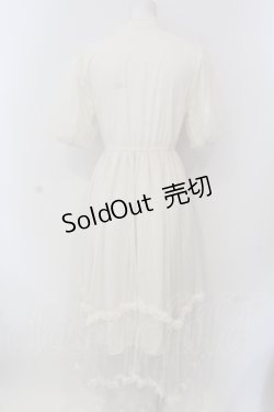 画像3: Fi.n.t / チュールドッキングロングワンピース【洗える】  アイボリー O-25-04-19-030-CA-OP-IG-OS