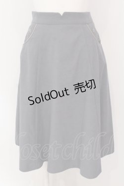 画像1: 【SALE】Fi.n.t / 金縁ティーカップポケットスカート【洗える】  ブルー系 O-25-04-19-040-CA-SK-IG-ZT230