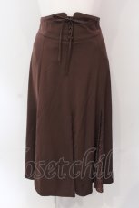 画像1: 【SALE】an another angelus / レース切替フレアースカート  ブラウン O-25-04-19-041-CA-SK-IG-ZT282 (1)