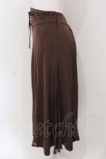 画像2: 【SALE】an another angelus / レース切替フレアースカート  ブラウン O-25-04-19-041-CA-SK-IG-ZT282 (2)