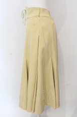 画像2: 【SALE】an another angelus / フロントレースアップナローフレアースカート  イエロー O-25-04-19-042-CA-SK-IG-ZT282 (2)