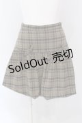 【SALE】merry jenny / checkバルーンミニスカート  グリーン O-25-04-19-043-LO-SK-IG-ZT282