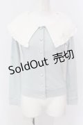 MILK / ケープカーディガン  サックス O-25-04-19-051-ML-TO-IG-OS