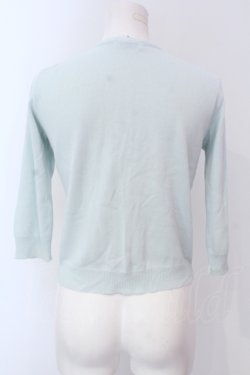 画像3: MILK / ロゴ刺繍カーディガン  サックス O-25-04-19-052-ML-TO-IG-OS