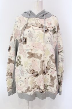 画像1: MILKBOY / KILL IT SOFTLY HOODIE  グレー O-25-04-19-057-MB-TO-IG-ZT194