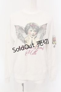 MILK / angel BIG  トップス  グレー O-25-04-19-058-ML-TO-IG-OS