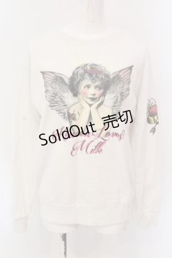 画像1: MILK / angel BIG  トップス  グレー O-25-04-19-058-ML-TO-IG-OS