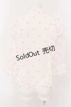 画像4: Angelic Pretty / Petit Heartブラウス  シロ×ピンク O-25-04-19-060-AP-BL-OW-OS