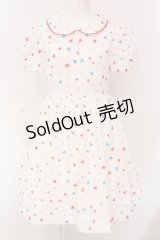 MILK / Dream ハート　ワンピース  オフ×マーブル O-25-04-19-005-ML-OP-OW-OS