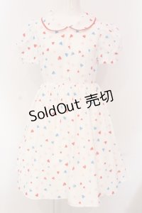 MILK / Dream ハート　ワンピース  オフ×マーブル O-25-04-19-005-ML-OP-OW-OS