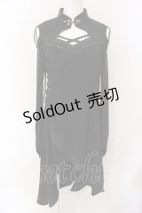 Ozz Croce / Until It Perishes Beautifullyチュニック  ブラック O-25-04-19-063-OO-OP-OW-OS