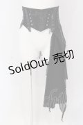 Ozz Croce / Garden of Fallen Angelコルセットスカート  ブラック O-25-04-19-064-OO-SK-OW-OS