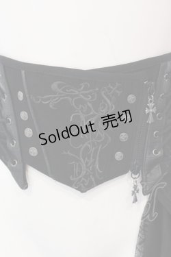 画像2: Ozz Croce / Garden of Fallen Angelコルセットスカート  ブラック O-25-04-19-064-OO-SK-OW-OS