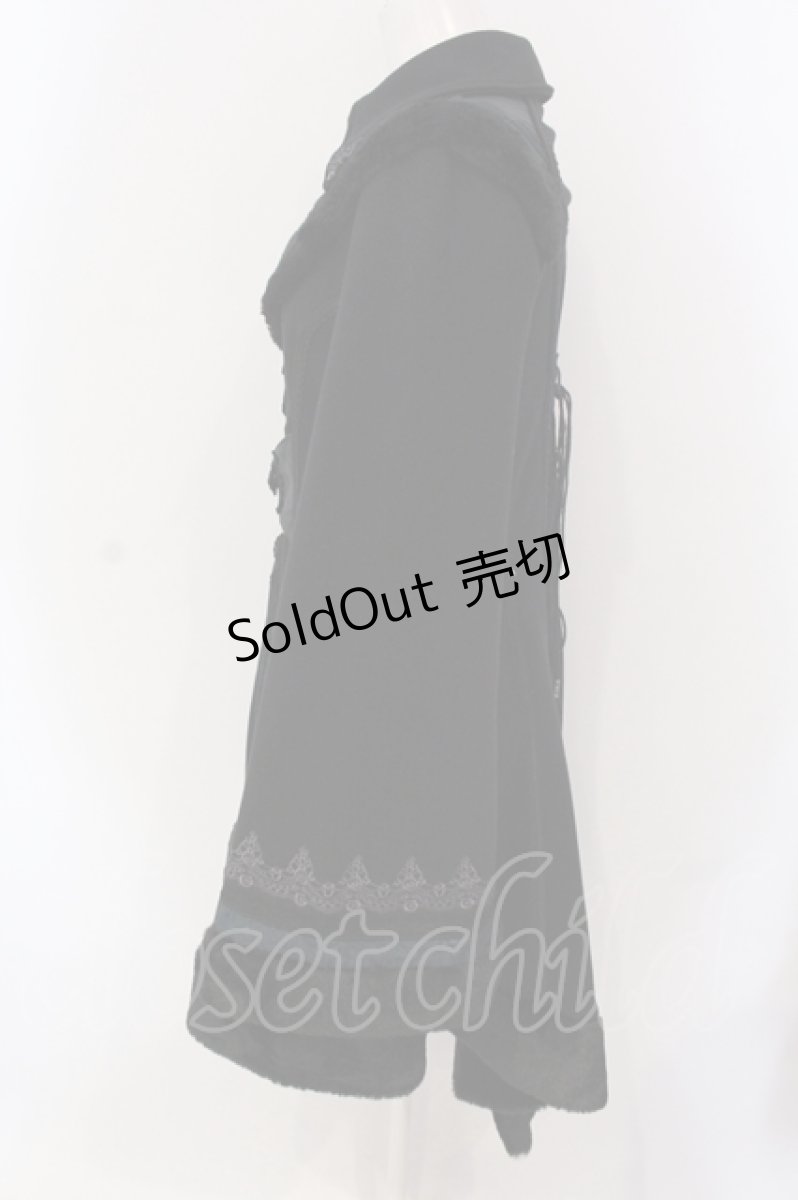 画像4: Ozz oneste / Dark Wizard 裏起毛カーデ  ブラック×グリーン O-25-04-19-069-OO-CO-OW-ZT-C056 (4)