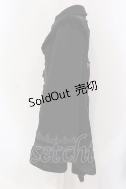 画像4: Ozz oneste / Dark Wizard 裏起毛カーデ  ブラック×グリーン O-25-04-19-069-OO-CO-OW-ZT-C056