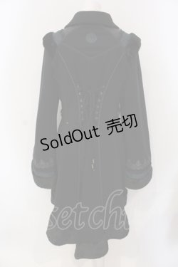 画像5: Ozz oneste / Dark Wizard 裏起毛カーデ  ブラック×グリーン O-25-04-19-069-OO-CO-OW-ZT-C056