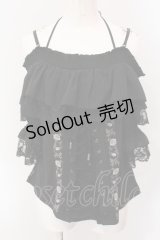Ozz oneste / Pirates Roseオフショルダープルオーバー  ブラック O-25-04-19-070-OO-TO-OW-OS