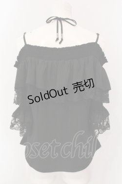 画像4: Ozz oneste / Pirates Roseオフショルダープルオーバー  ブラック O-25-04-19-070-OO-TO-OW-OS