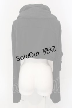 画像4: Qutie Frash / ミリタリーショートジャケット L ブラック O-25-04-19-071-QU-JA-OW-OS