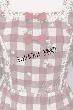 画像2: axes femme kawaii / ベリーズピクニックワンピース M アカ O-25-04-19-006-AX-OP-OW-OS