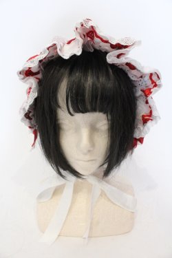 画像2: Angelic Pretty / Lyrical Bunny Parlorハーフボンネット  シロ O-25-04-19-074-AP-AC-OW-OS