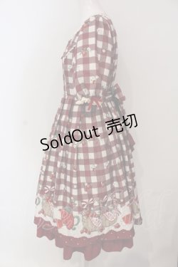 画像4: axes femme kawaii / ベリーズピクニックワンピース M アカ O-25-04-19-006-AX-OP-OW-OS