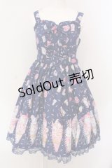 Angelic Pretty / Decoration Ice Creamジャンパースカート  ネイビー O-25-04-19-007-AP-OP-OW-OS