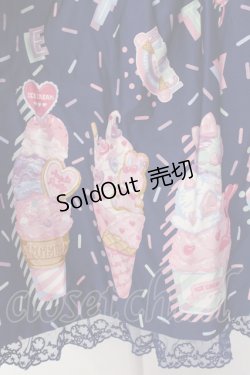 画像3: Angelic Pretty / Decoration Ice Creamジャンパースカート  ネイビー O-25-04-19-007-AP-OP-OW-OS