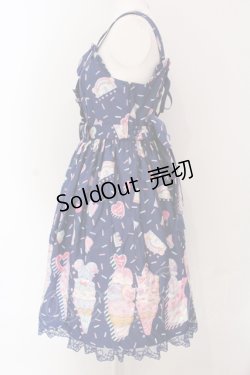 画像5: Angelic Pretty / Decoration Ice Creamジャンパースカート  ネイビー O-25-04-19-007-AP-OP-OW-OS