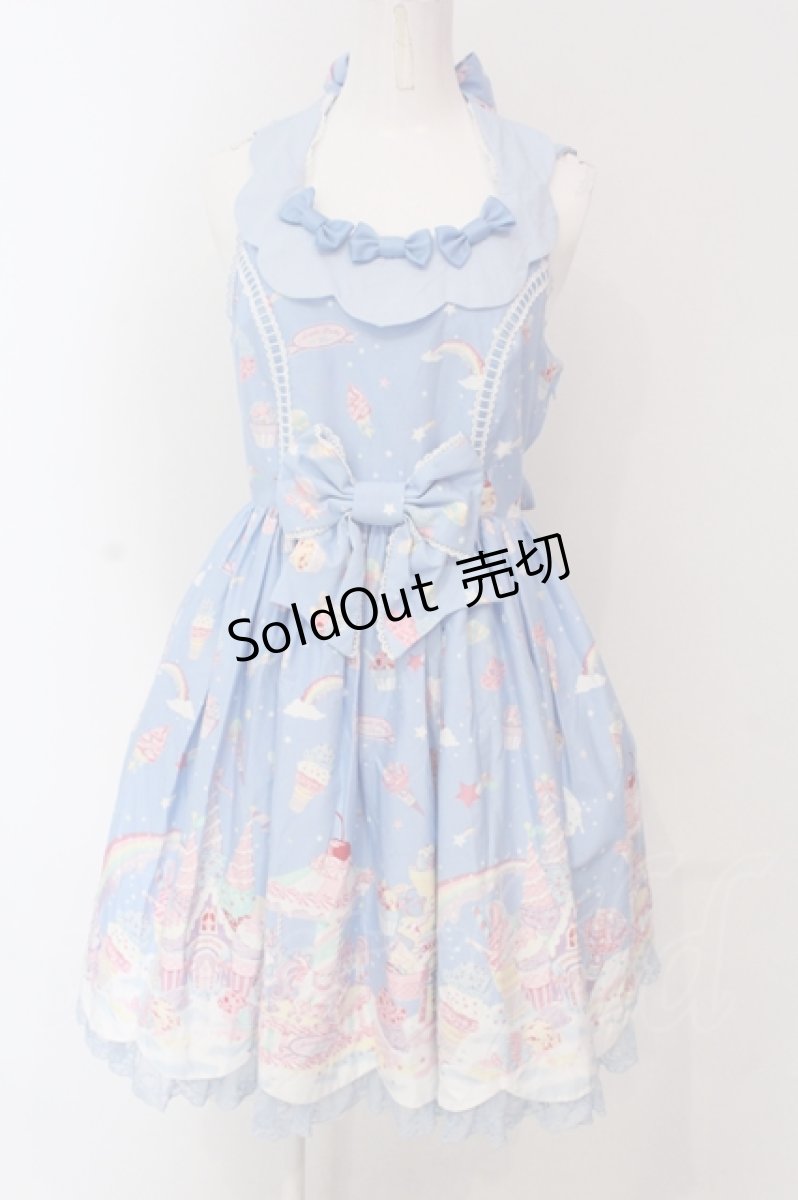 画像1: Angelic Pretty / MilkyPlanetジャンパースカート  サックス O-25-04-19-002-AP-OP-OW-OS (1)