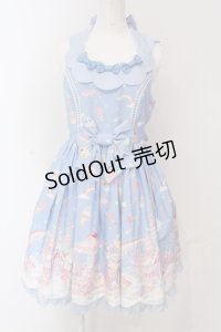 Angelic Pretty / MilkyPlanetジャンパースカート  サックス O-25-04-19-002-AP-OP-OW-OS