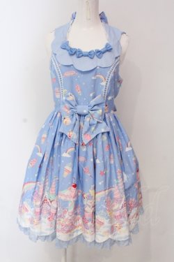 画像1: Angelic Pretty / MilkyPlanetジャンパースカート  サックス O-25-04-19-002-AP-OP-OW-OS