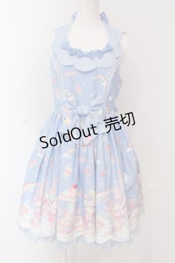 画像1: Angelic Pretty / MilkyPlanetジャンパースカート  サックス O-25-04-19-002-AP-OP-OW-OS