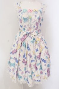 Angelic Pretty / Jelly Candy Toysジャンパースカート  シロ O-25-04-19-010-AP-OP-OW-OS