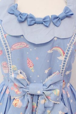 画像2: Angelic Pretty / MilkyPlanetジャンパースカート  サックス O-25-04-19-002-AP-OP-OW-OS