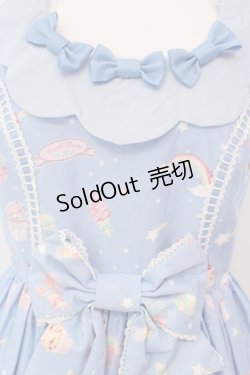 画像2: Angelic Pretty / MilkyPlanetジャンパースカート  サックス O-25-04-19-002-AP-OP-OW-OS