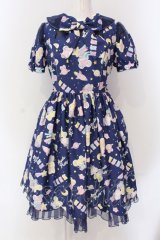 Angelic Pretty / SPACE TOYSワンピース  ネイビー O-25-04-19-012-AP-OP-OW-OS