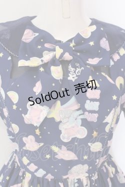 画像2: Angelic Pretty / SPACE TOYSワンピース  ネイビー O-25-04-19-012-AP-OP-OW-OS