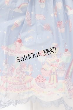 画像3: Angelic Pretty / MilkyPlanetジャンパースカート  サックス O-25-04-19-002-AP-OP-OW-OS