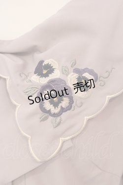 画像2: axes femme POETIQUE / パンジー刺繍リボン襟ブラウス M 公式色展開：ピンク O-25-04-19-015-AX-BL-IG-OS