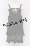 axes femme / 起毛レース2WAYチュニック  クロ O-25-04-20-040-AX-OP-IG-OS