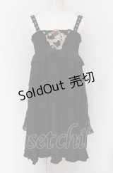 axes femme / 起毛レース2WAYチュニック  クロ O-25-04-20-040-AX-OP-IG-OS
