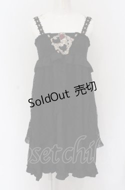 画像1: axes femme / 起毛レース2WAYチュニック  クロ O-25-04-20-040-AX-OP-IG-OS